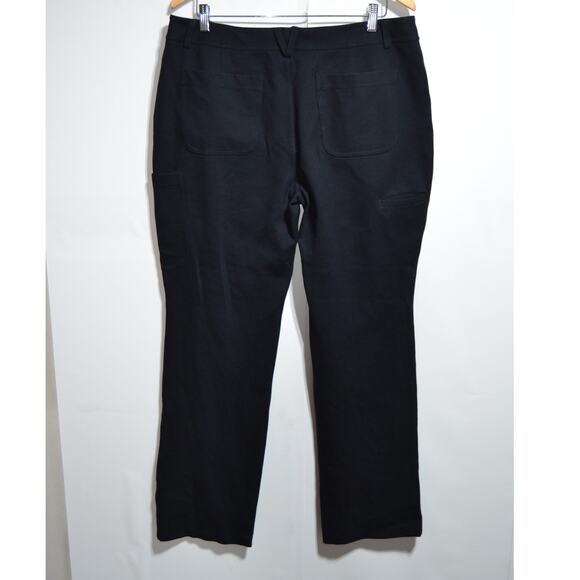 Duluth Trading Co Woman's Black Cargo Pants 16X33 - Picture 2 of 8